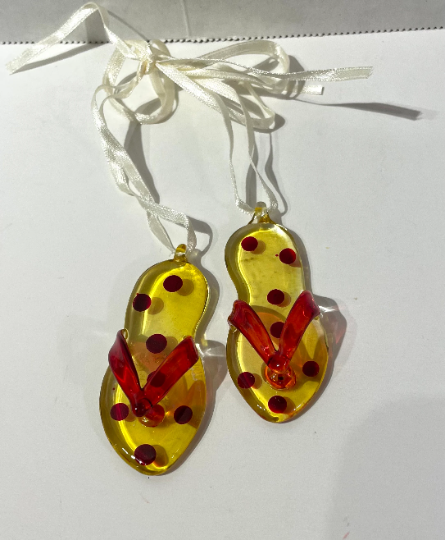 Flip Flop Sandals Christmas Ornament