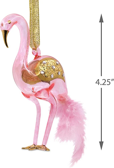 Pink Flamingo - Hallmark Signature Ornament 2022