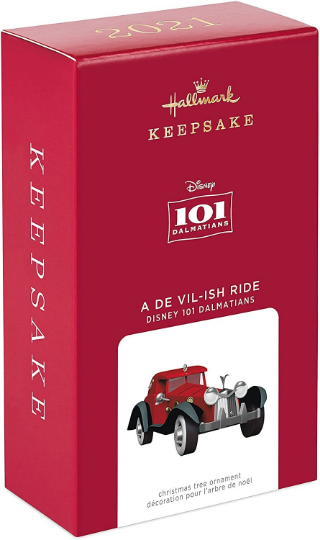 A De Vil-ish Ride - Hallmark Keepsake Ornament 2021 -101 Dalmations Disney