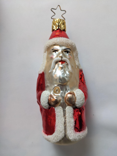 Santa Claus Retired Old World Christmas Inge Glas Ornament