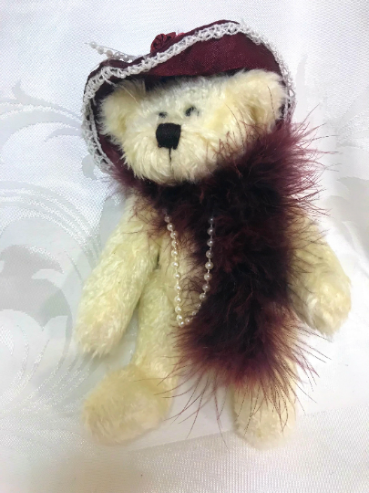 TY Attic Treasure Darling Darlene Bear Victorian 8" Teddy