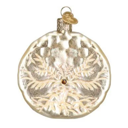 Sand Dollar Old World Christmas Ornament
