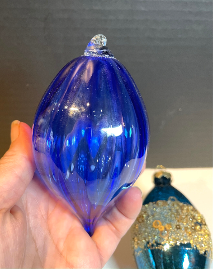 Vintage Teardrop Christmas Ornaments