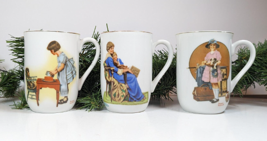 Vintage Norman Rockwell Mugs