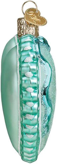 Baby Boy Footprint Old World Christmas Ornament