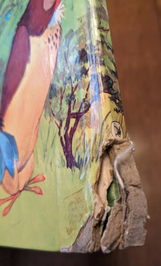 Vintage Walt Disney's A Tight Squeeze Winnie the Pooh Hardcover Storybook