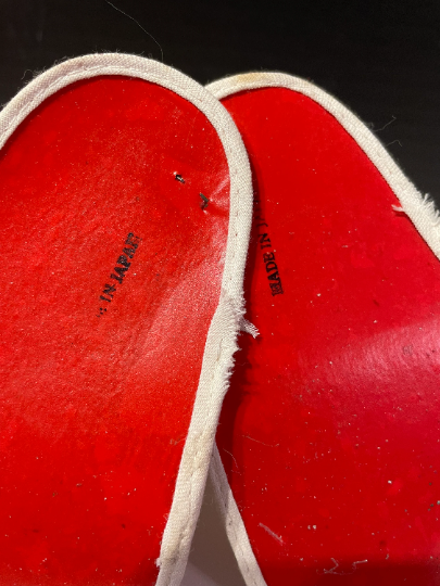 RARE 1960 Vintage Elf Slipper Christmas Decoration Made in Japan