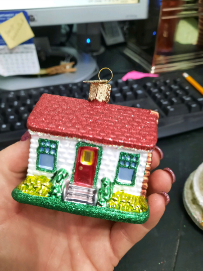 First Home Retired Old World Christmas Ornament