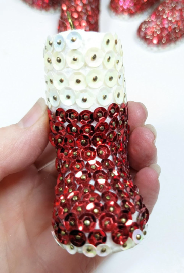 Push Pin Santa Claus Boot Christmas Ornaments