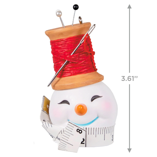 Sew Cheery Snowman - Hallmark Keepsake Ornament 2022