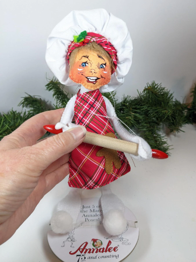 Sugar & Spice Chef Elf Hand Made Annalee Christmas Doll