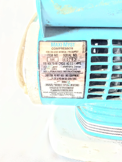 Vintage Mead Johnson Maxi-Mist Compressor