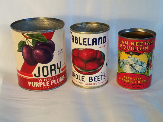 Vintage Can Labels