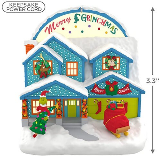 A Very Merry Grinchmas House Musical Hallmark Ornament