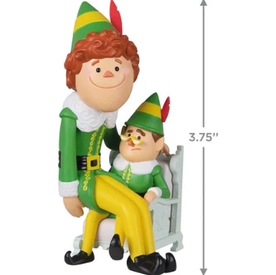Papa Elf and Buddy the Elf - Hallmark Keepsake Ornament 2022