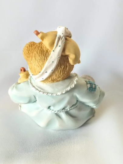 Vintage 1994 Cherished Teddies by Enesco Kiss The Hurt and Make it Well Bear Figurine
