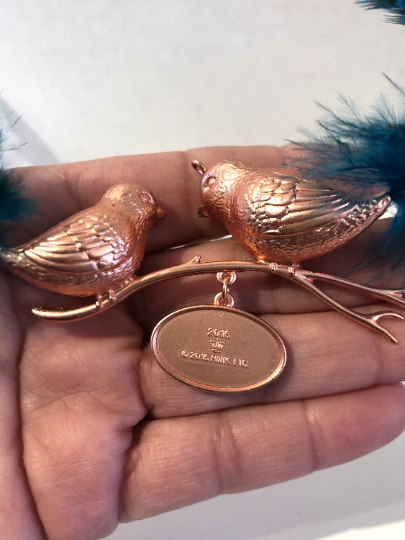 Our Christmas Together 2016 Love Birds Christmas Ornament