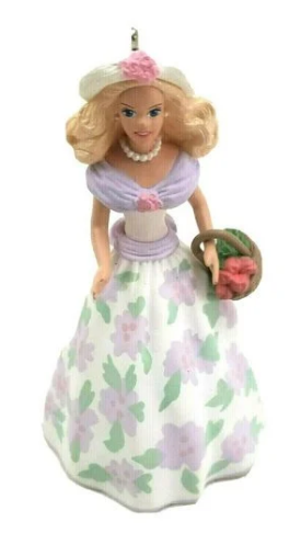 Springtime Barbie - Hallmark Keepsake Ornament 1995 Easter Collection