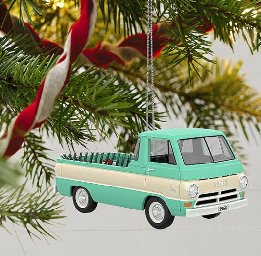 1966 Dodge A-100 All-American Trucks - Hallmark Keepsake Ornament 2021