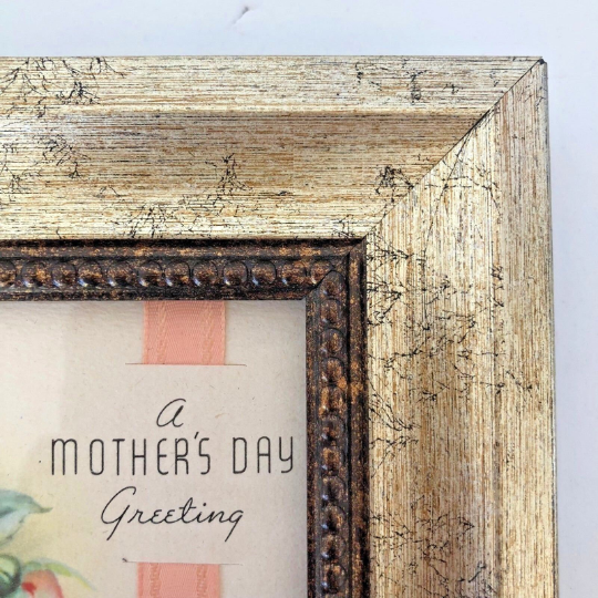 Vintage Framed 1900s Mother's Day Card