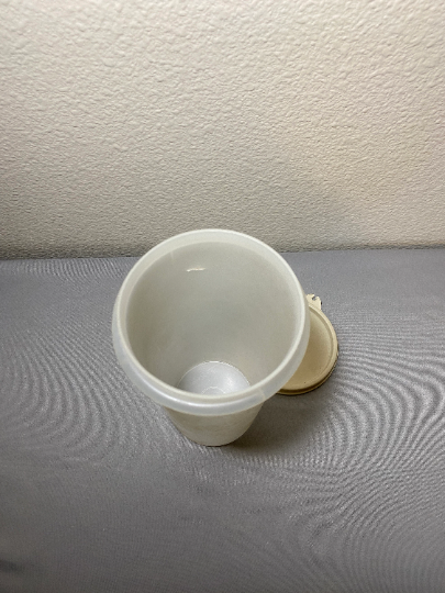 Vintage Tupperware Tall Slim and Short Wide Containers with Lids