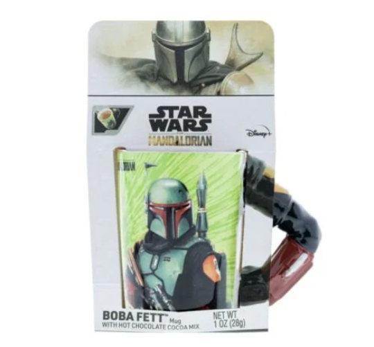 Boba Fett Mug with Hot Chocolate - The Mandalorian