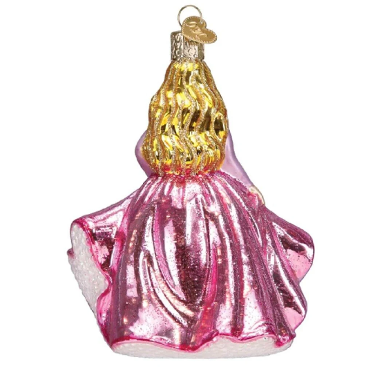 Princess In Pink Dress - Blown Glass Tree Ornament by Old World Christmas