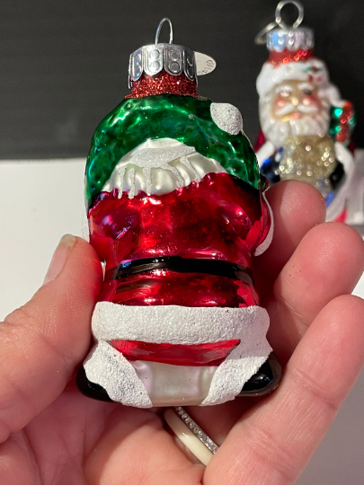Vintage Celebrations Santa Claus Christmas Ornaments