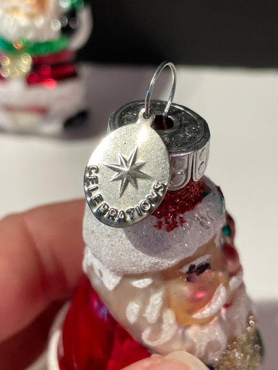 Vintage Celebrations Santa Claus Christmas Ornaments