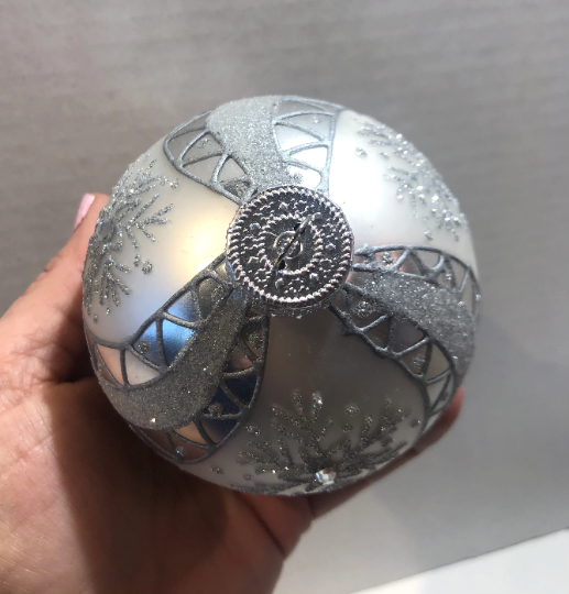 Silver Christmas Ornaments