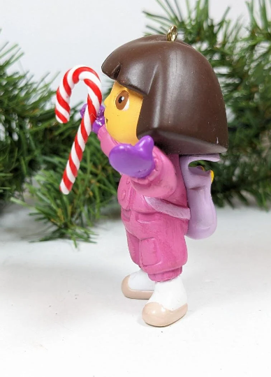 Vintage 2004 Dora the Explorer Christmas Ornament
