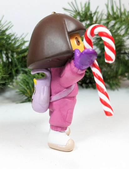 Vintage 2004 Dora the Explorer Christmas Ornament
