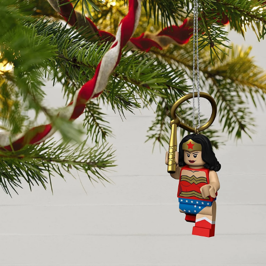 Lego Wonder Woman Mini-Figure - Hallmark Keepsake Ornament 2021 Super Heroes