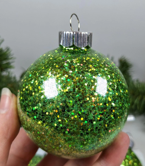 Lime Green Christmas Ornaments