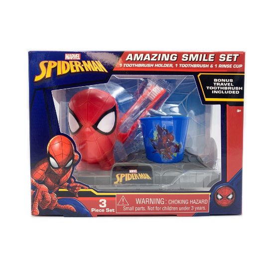 Spiderman Toothbrush Set