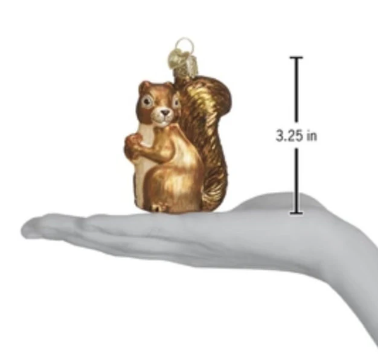 Squirrel Old World Christmas Ornament