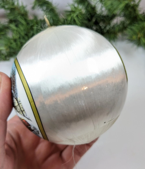 Vintage Merry Old Santa Claus Christmas Ornament