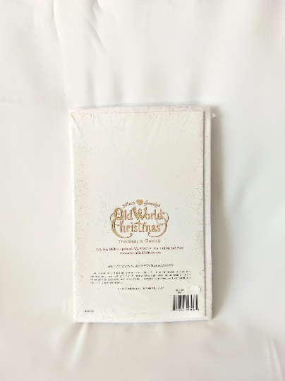 Floral Old World Christmas Best Wishes Card