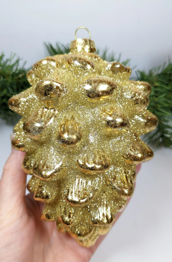 Large Pinecone Christmas Ornament