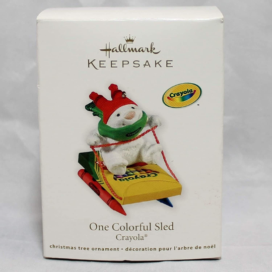 One Colorful Sled - Hallmark Keepsake Ornament 2011