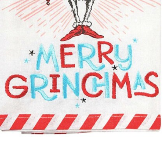 Merry Grinchmas Tea Towel - Department 56