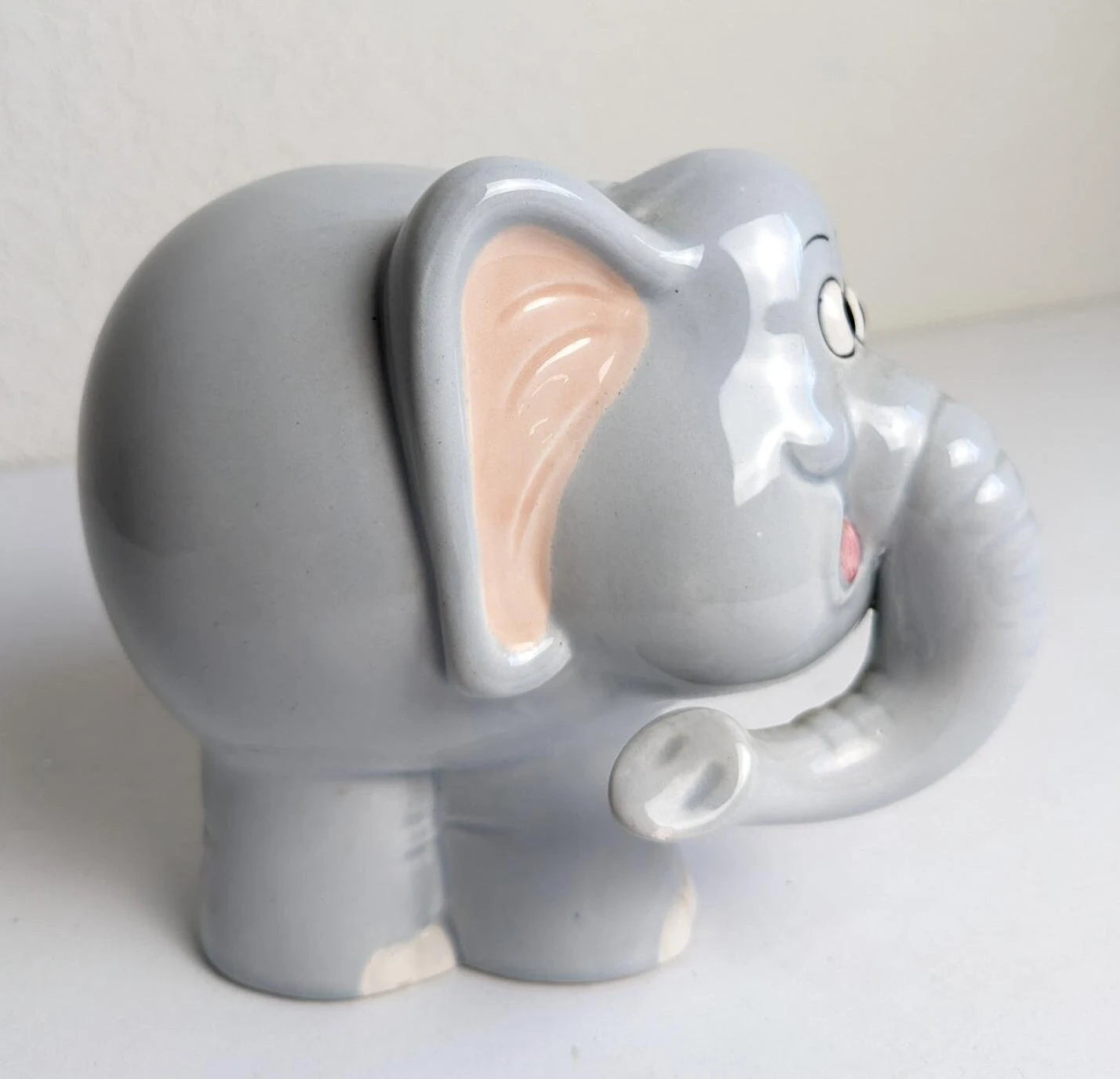 Vintage Papel Elephant Coin Bank