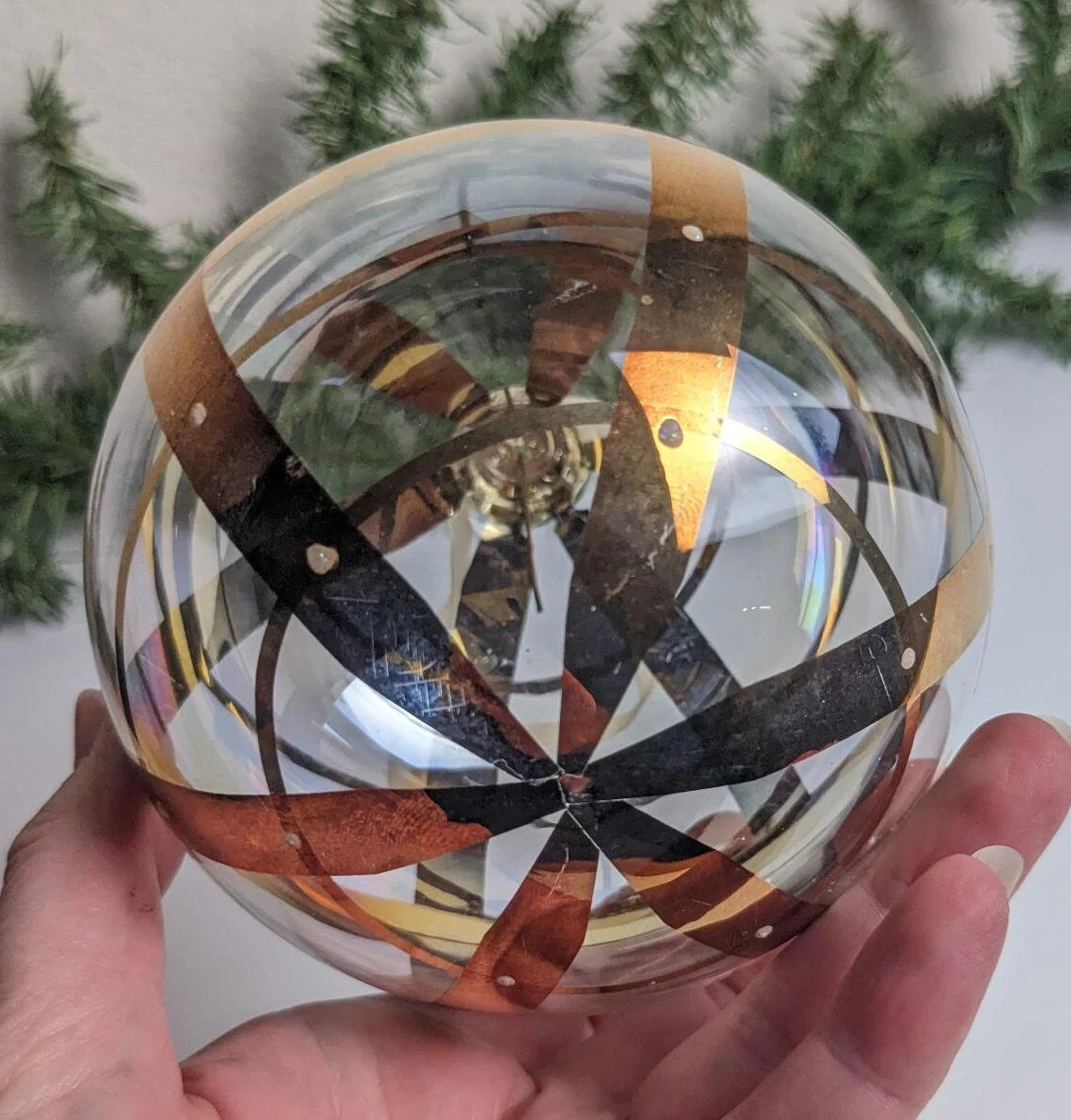 Vintage Large Gold Christmas Ornaments