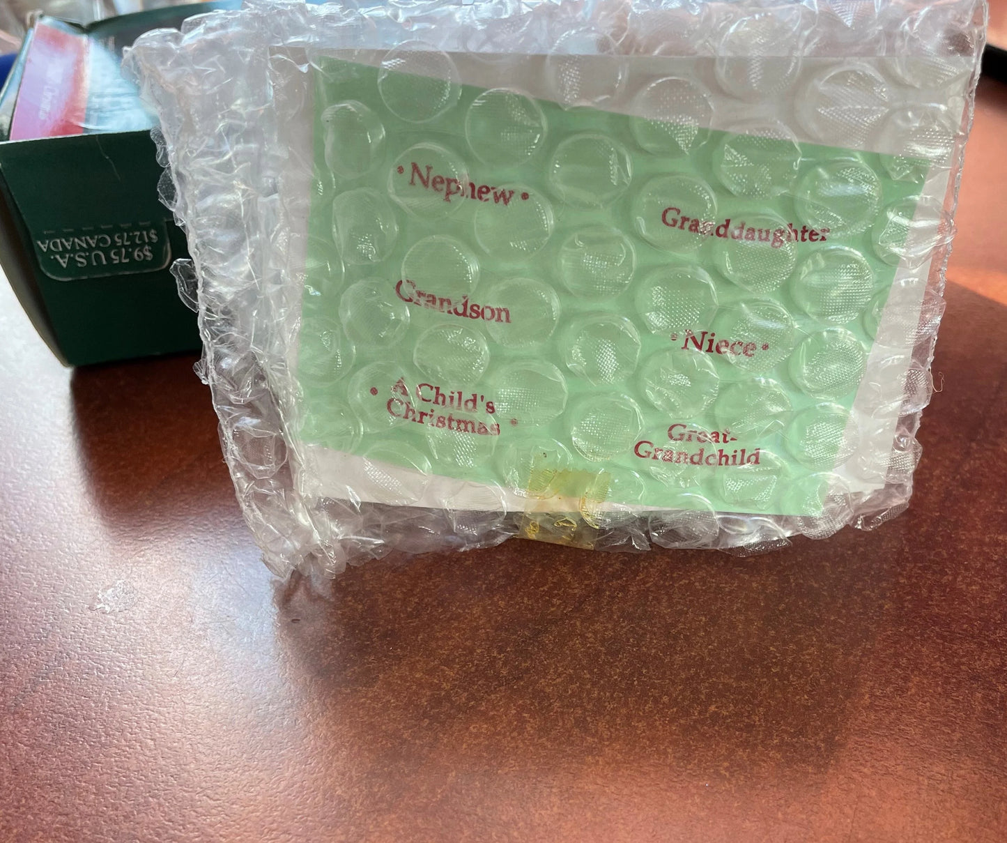 A Child's Christmas Ornament -Christmas Tree Hallmark Keepsake Ornament 1992-Personalizable