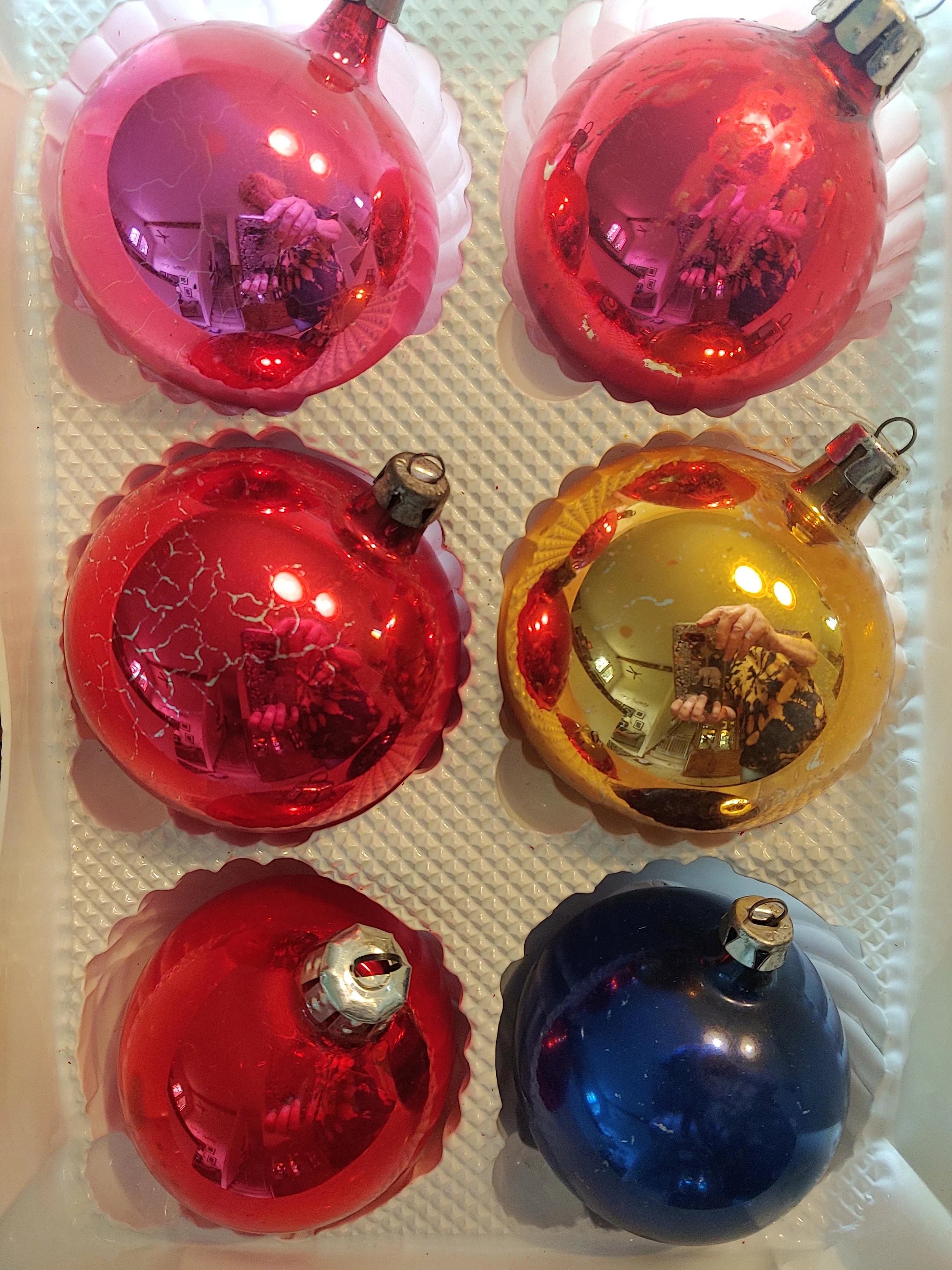 Vintage Shiny Colored Glass Ball Ornaments – Petal Pushers Nursery