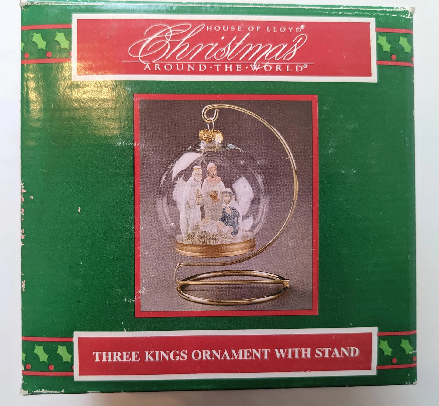 House of Lloyd 'Three Kings' Vintage 1994 Ornament with Stand
