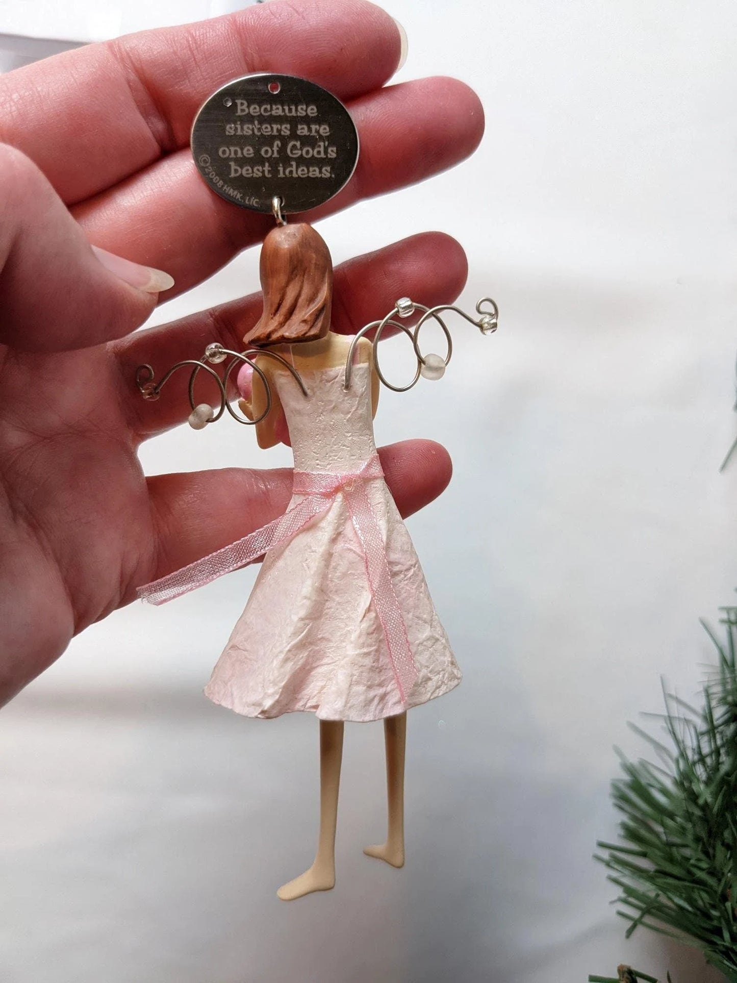 Sister Angel Christmas Ornament