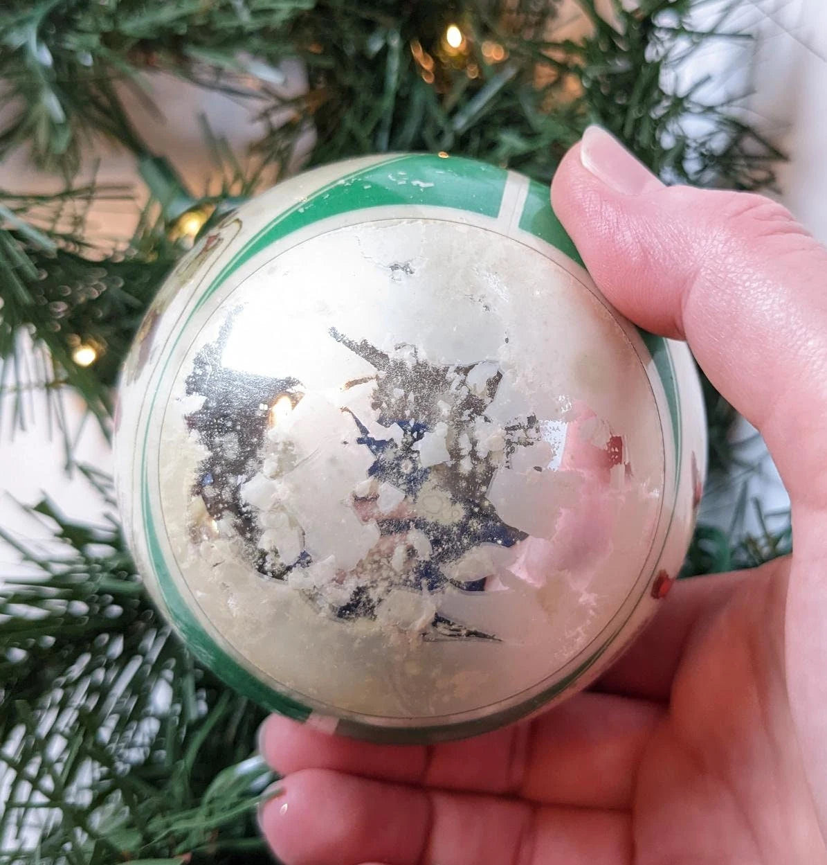 Vintage 1976 Hallmark Norman Rockwell Tired Santa Christmas Ornament