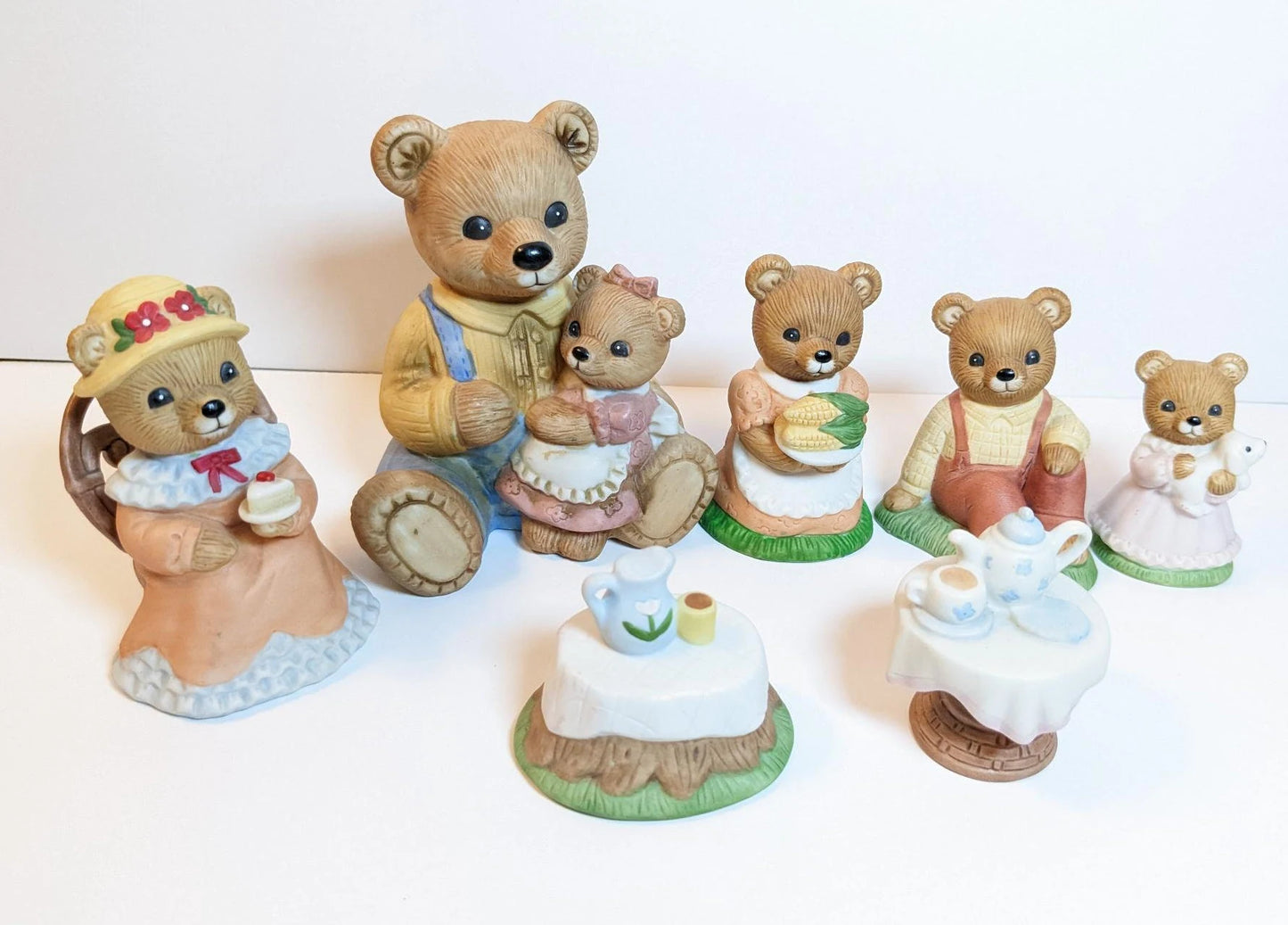 Vintage Homco Interiors Bear Set
