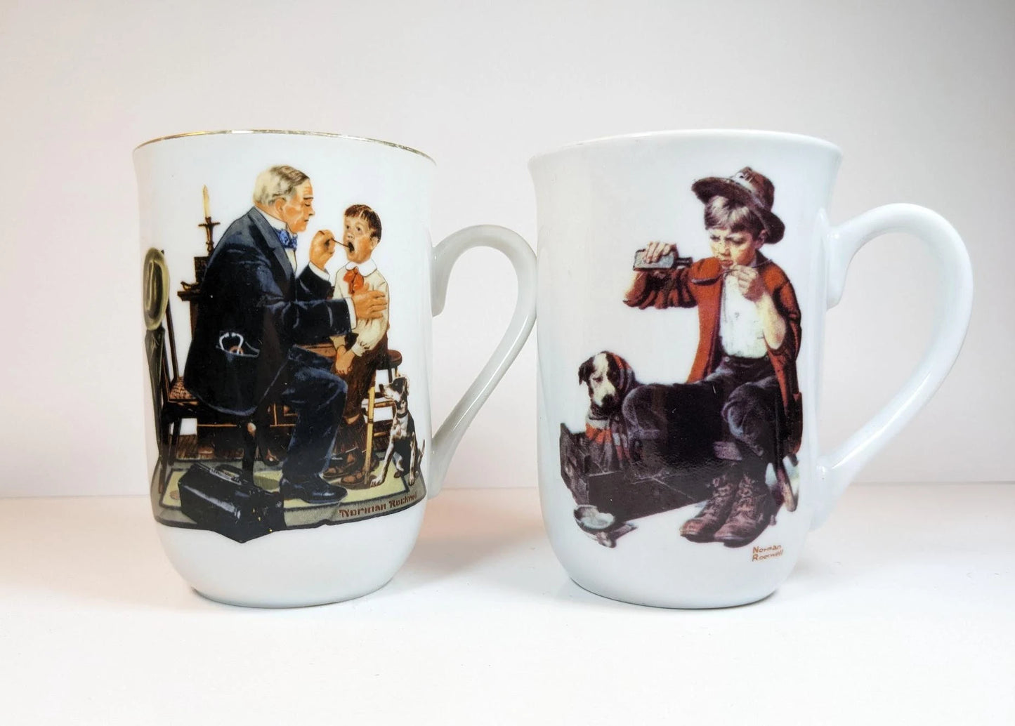Vintage Norman Rockwell Mugs